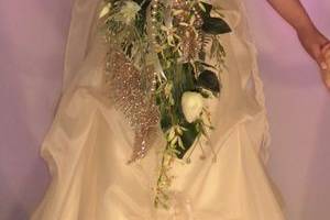 Bouquet de mariée en fleurs artificielles - Nature en Soie