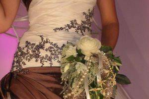 Bouquet de mariée en fleurs artificielles - Nature en Soie