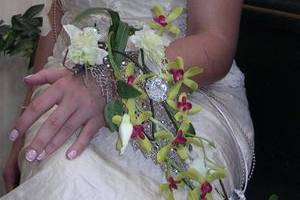 Bouquet de mariée en fleurs artificielles - Nature en Soie