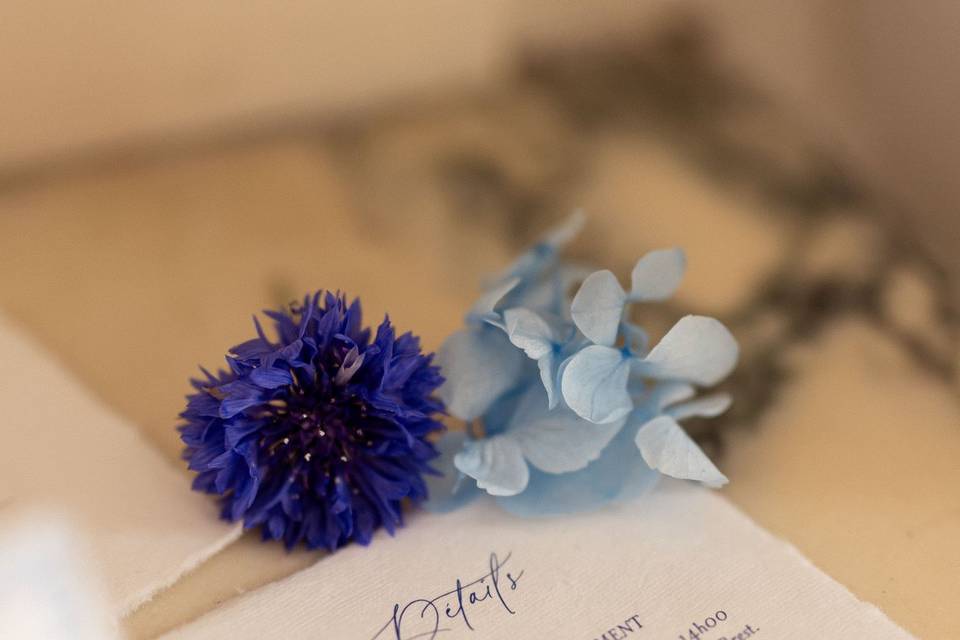 Détails du mariage