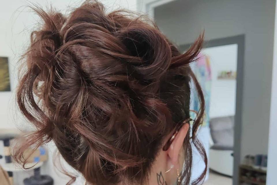 Chignon haut