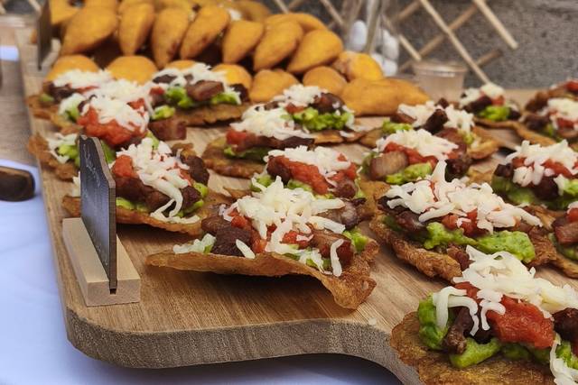 Patacones buffet