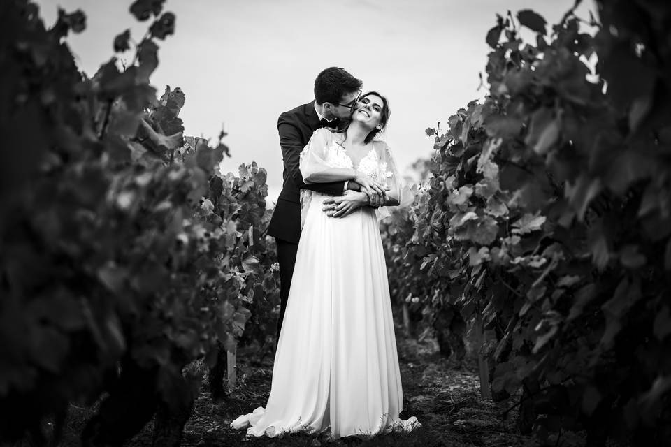 Mariage dans les vignes