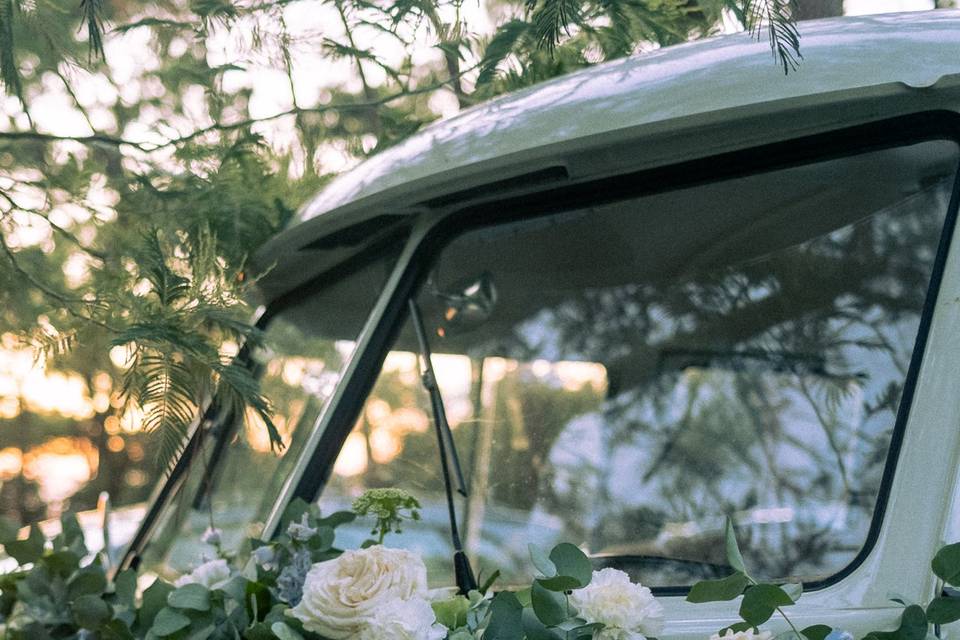 Décoration véhicule mariage