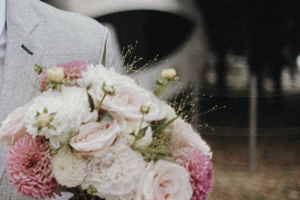 Bouquet mariée rond