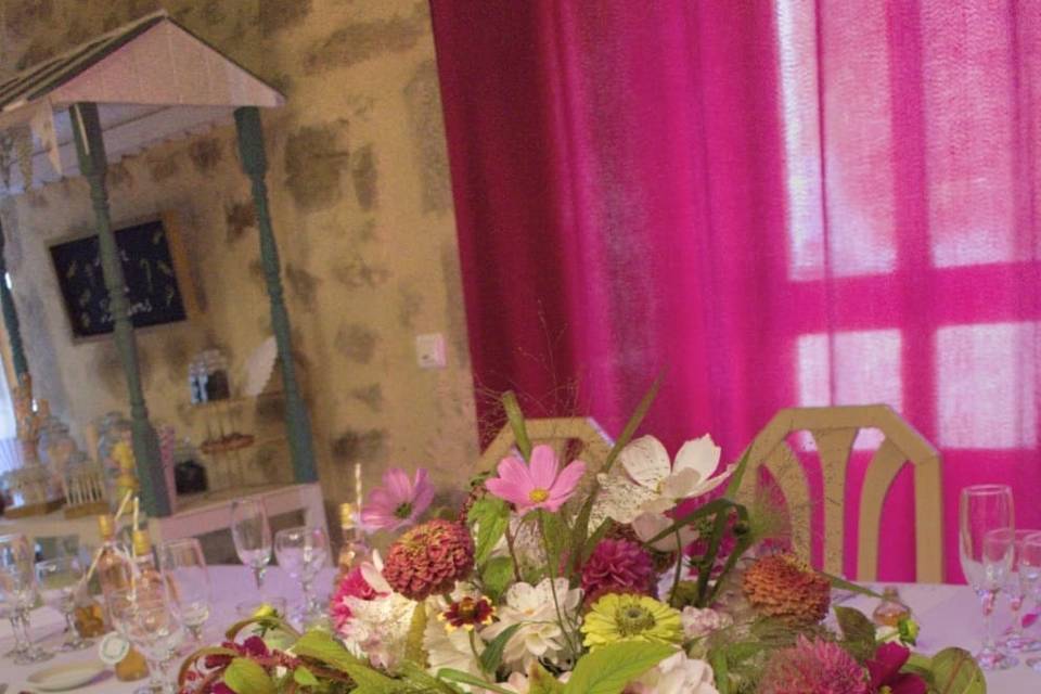 Centre table d'honneur