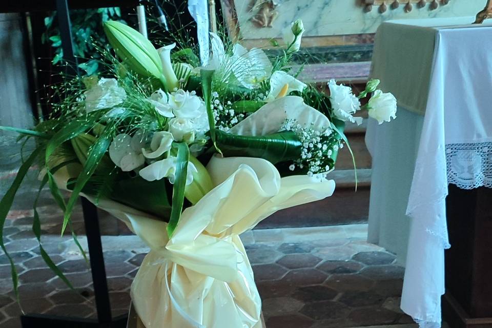 Bouquet avec reserve d'eau
