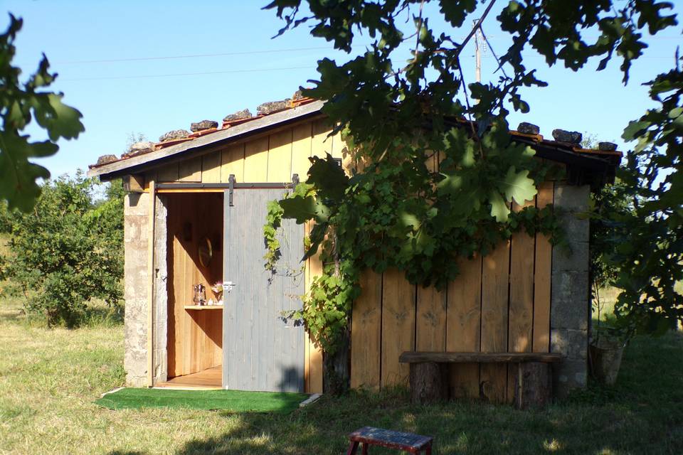 Cabane dans les vignes