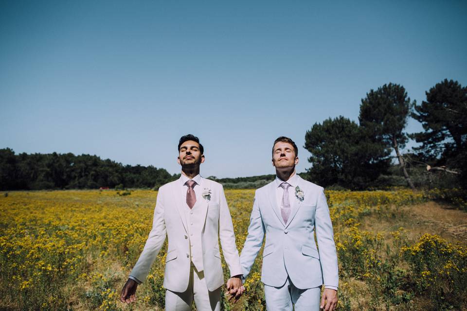 Couple gay mariage - engagement