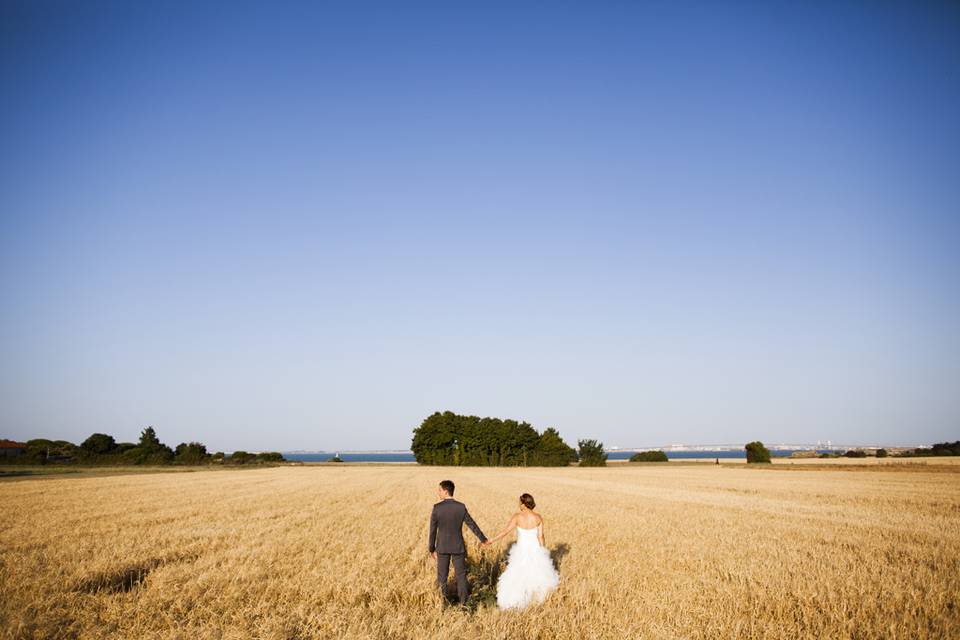 Couple Mariés Panorama Champ