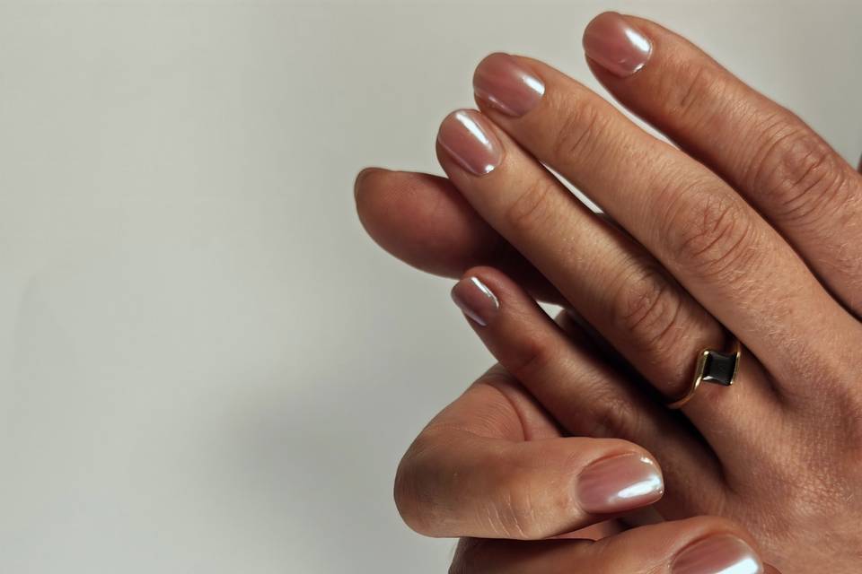 Chrome ongles naturels