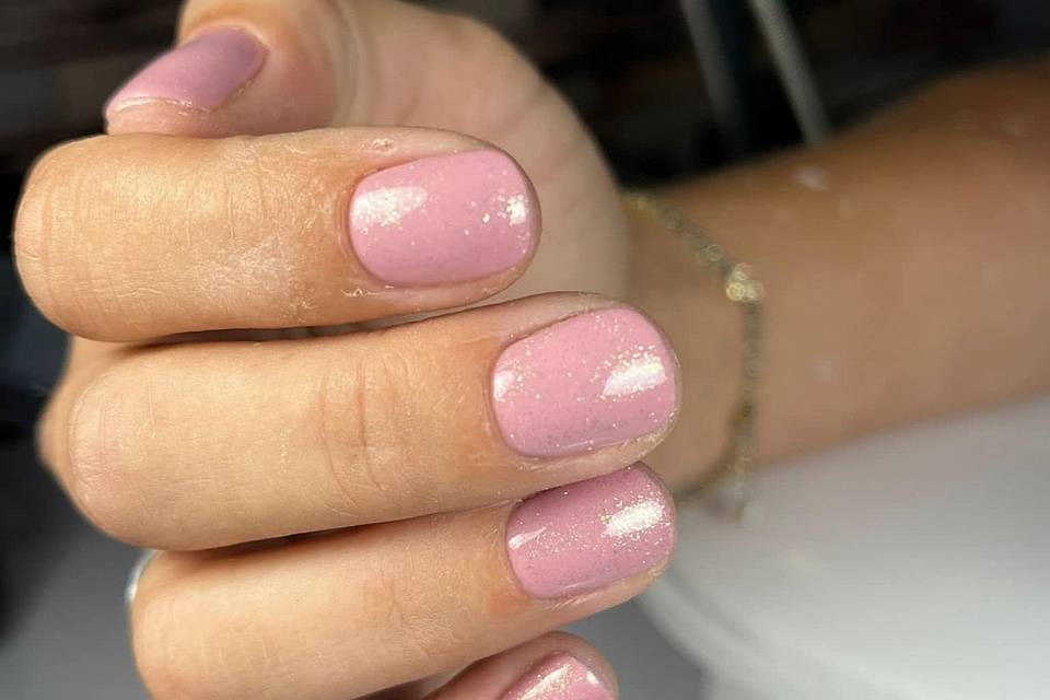 Top coat pailleté
