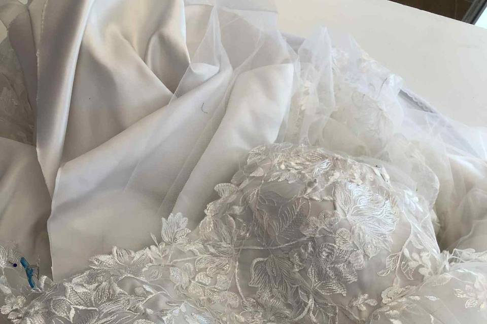 Robe de mariée sur- mesure