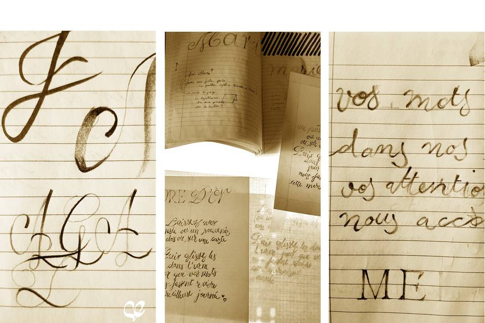 Des esquisses manuelles