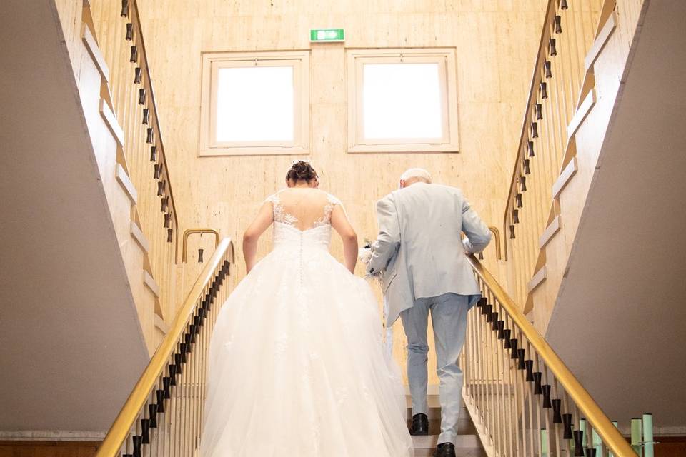 Arrivée de la mariée