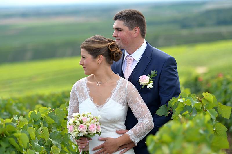 Dans le vigne de Verzenay