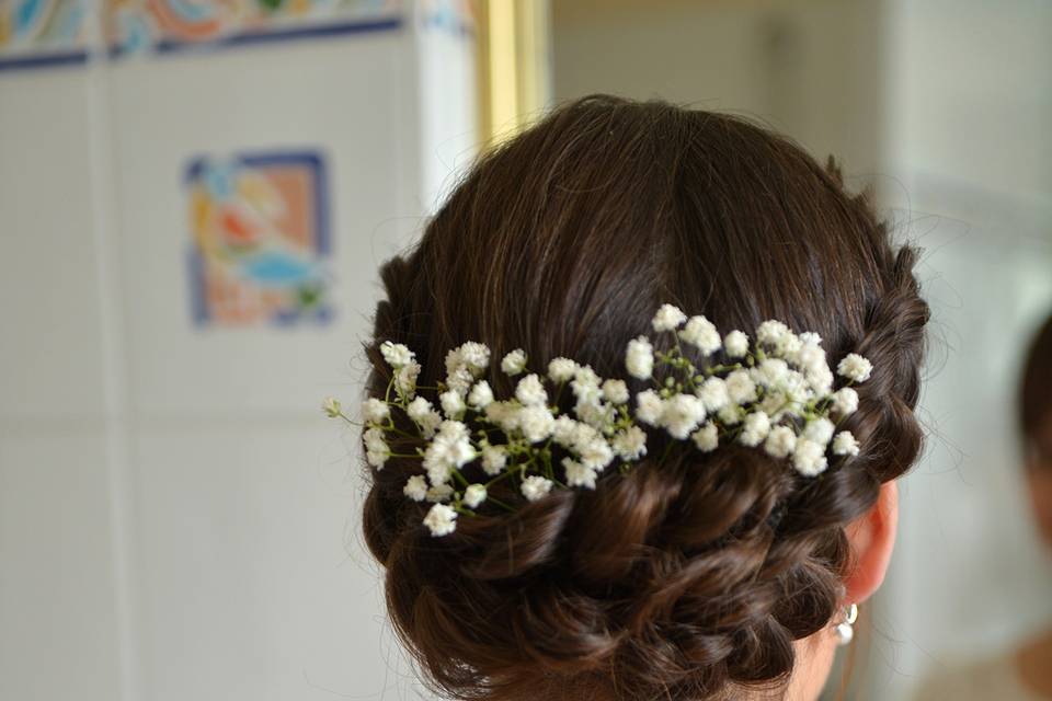 Coiffure de la mariée