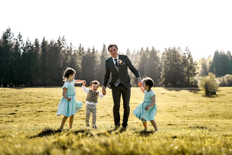 Photo couple et en famille