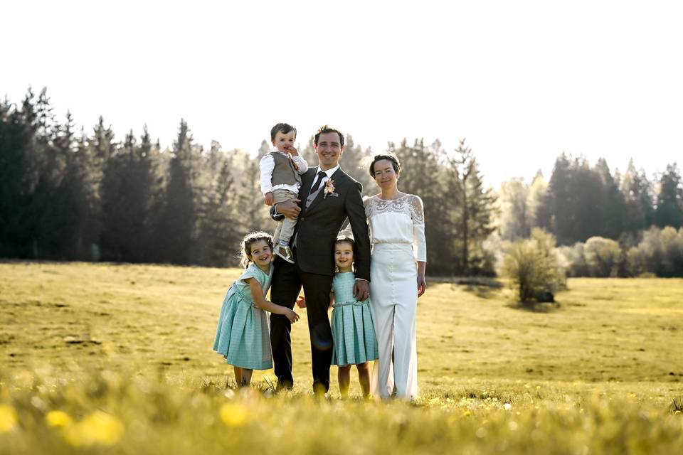 Photo couple et en famille