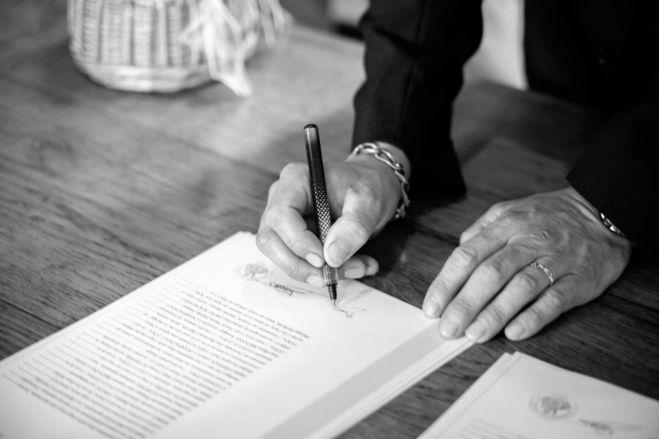 Mairie en Noir & Blanc