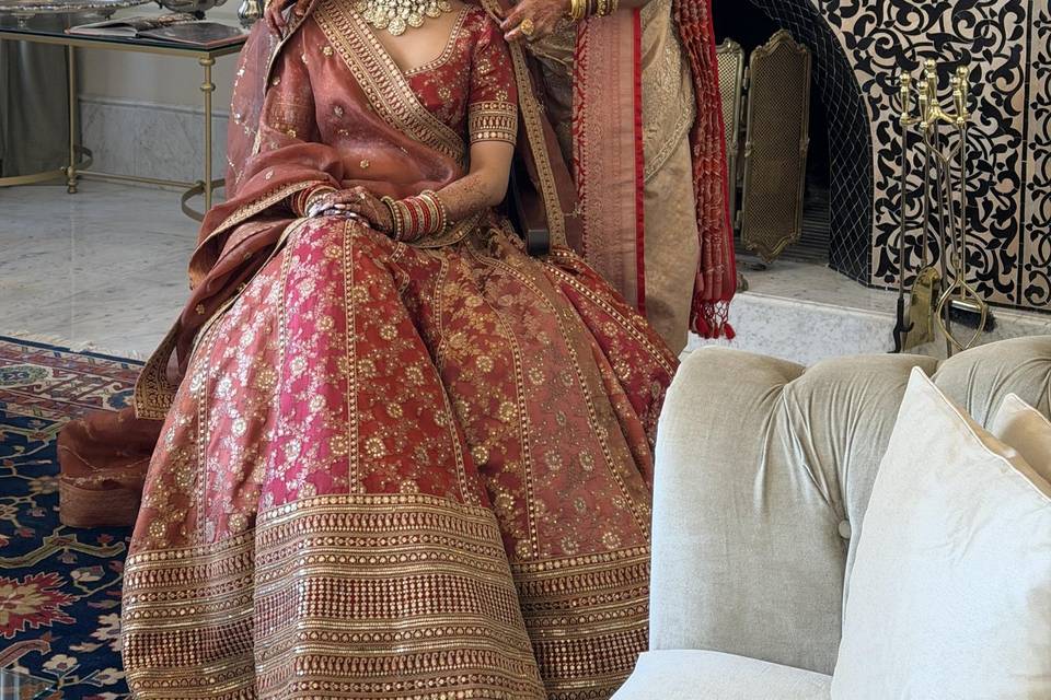 Indian bridal hair Marrakech