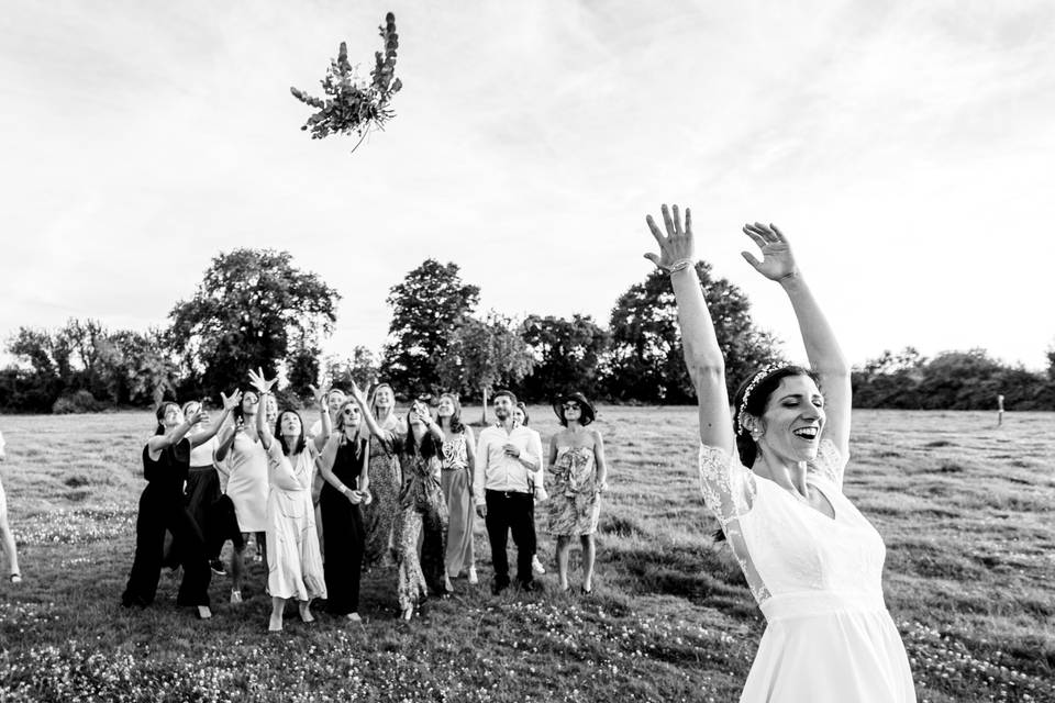 Lancer de bouquet