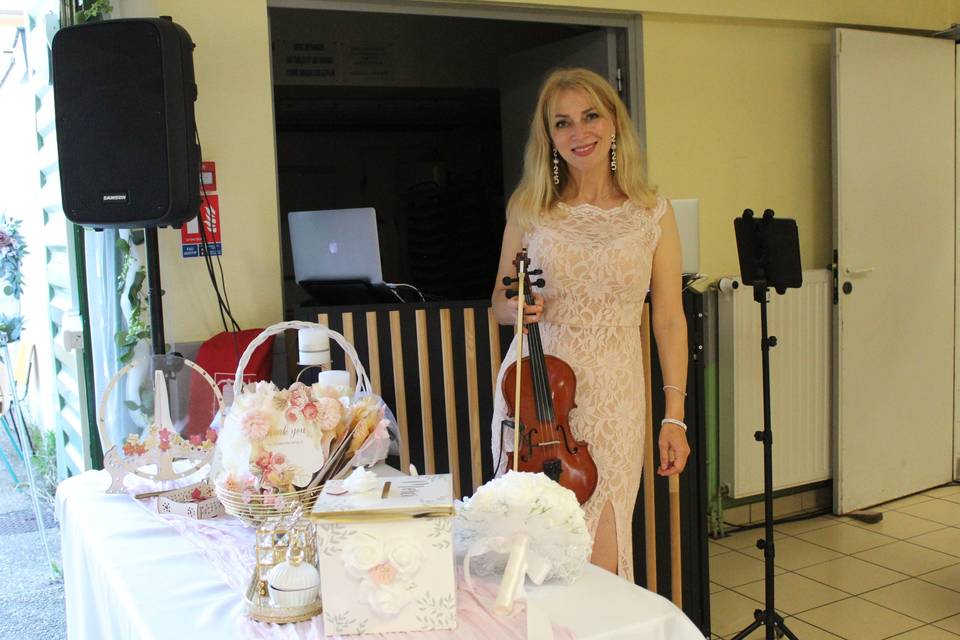 Cérémonie au violon
