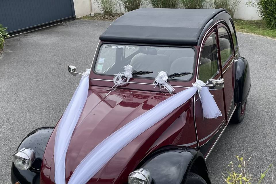 Mariage 2cv Clohars Carnoet