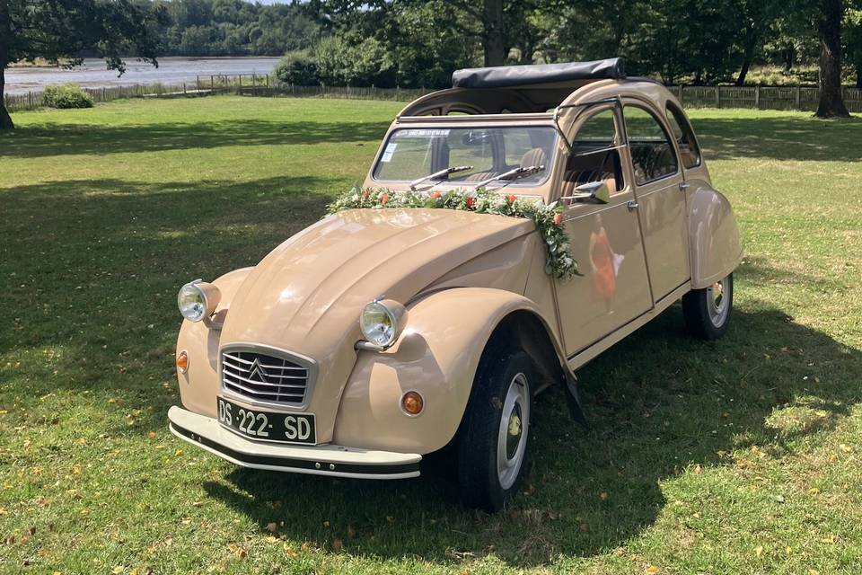 2cv beige à Guidel