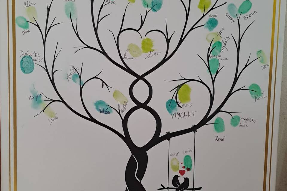Rituel arbre à empreintes