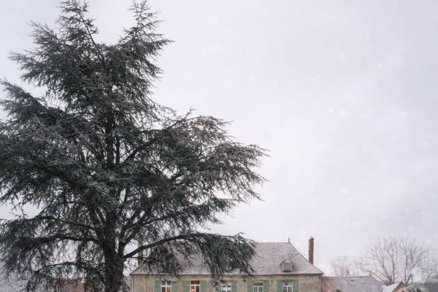 Domaine sous la neige