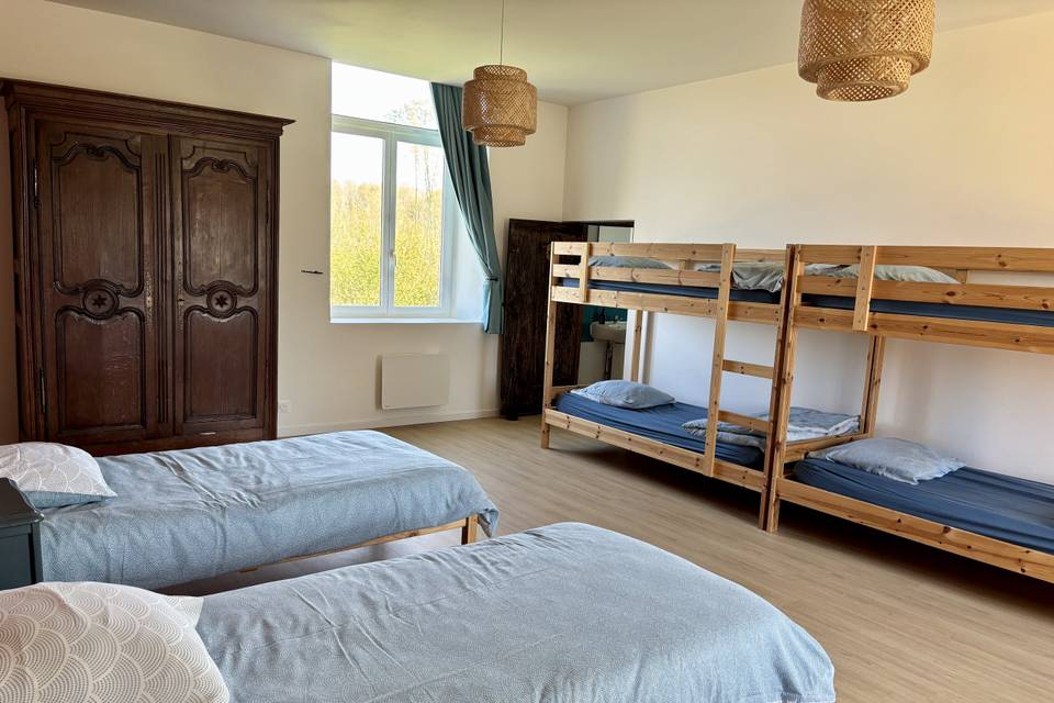Au sein des gîtes : chambres