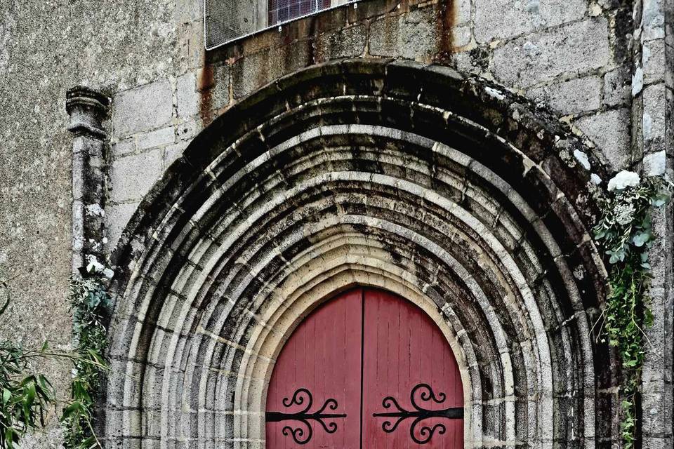 Décor entrée d'église