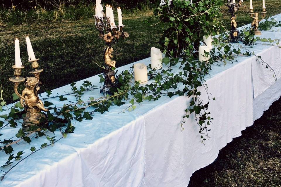 Table extérieur de charme