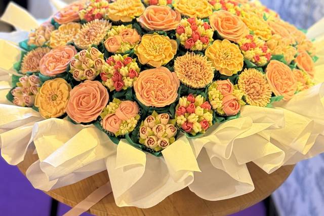 Bouquet 70 cupcakes