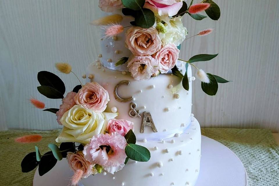 Wedding cake élégant
