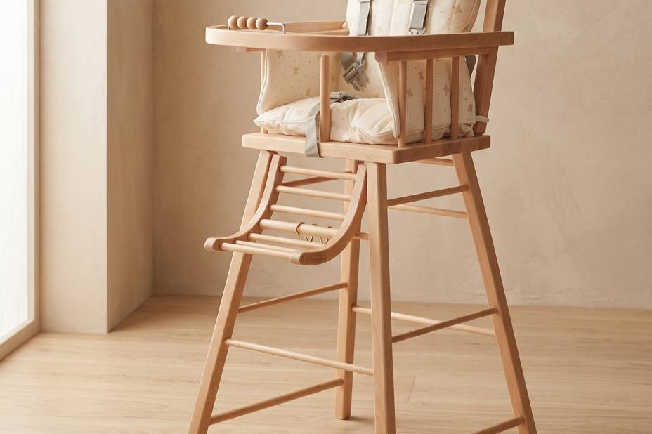 Chaise haute en bois Combelle