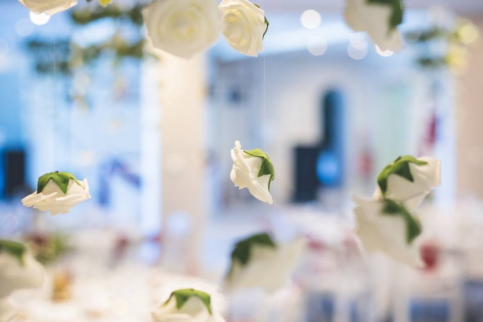 Mariage F&M blanc et bordeaux
