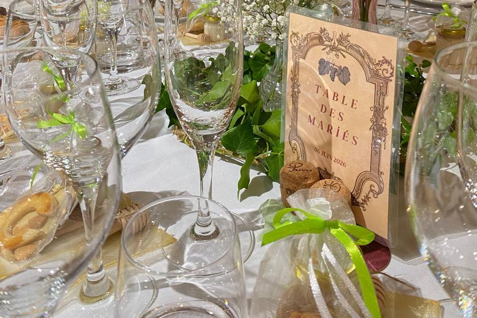 Art de la table Chassagne