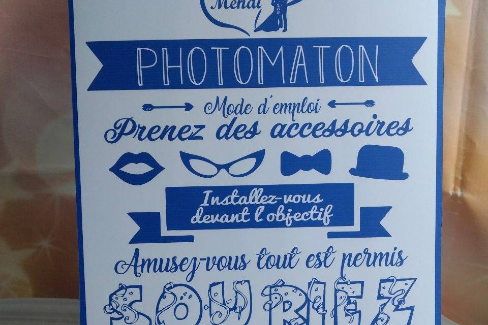 Affiche photomaton