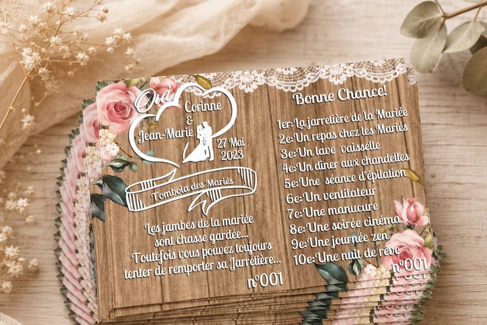 Tombolas mariage