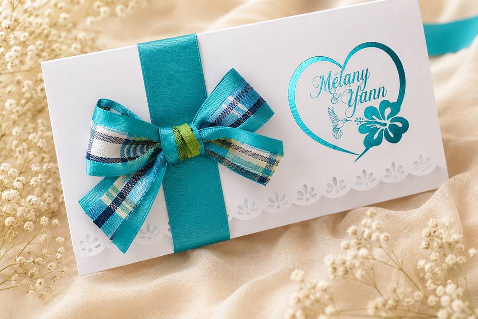 Coeur amour turquoise
