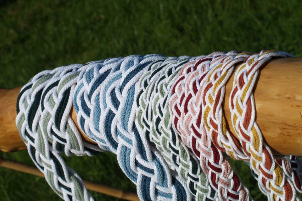Ruban de handfasting tresse