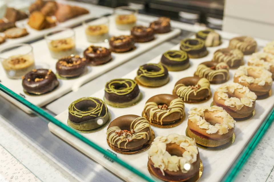 Donuts avec un style épuré