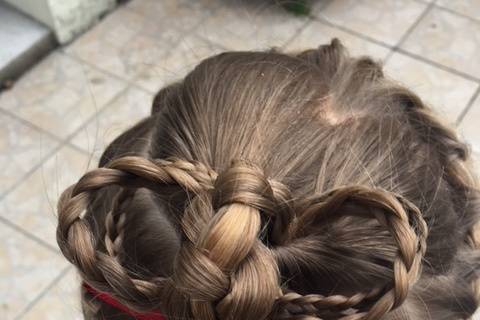 Coiffure demoiselle d'honneur