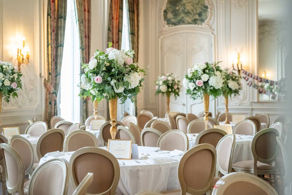 Intérieur salle réception