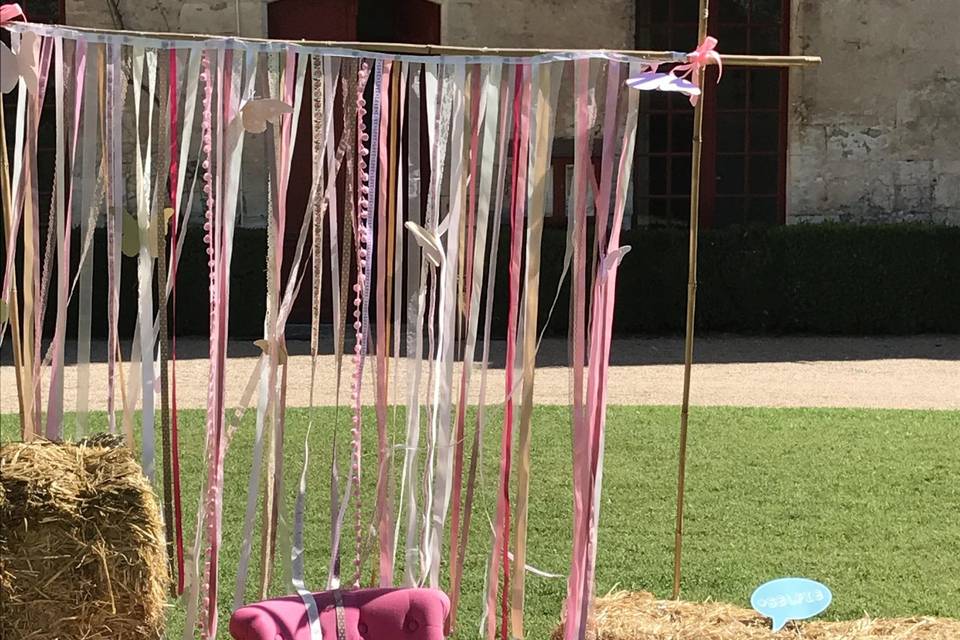 Décoration mariage dans un château