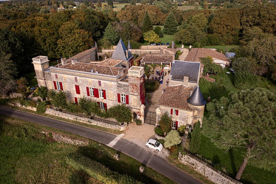 Chateau Sentout côté vallée