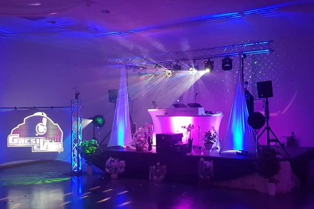 Scène DJ, projection