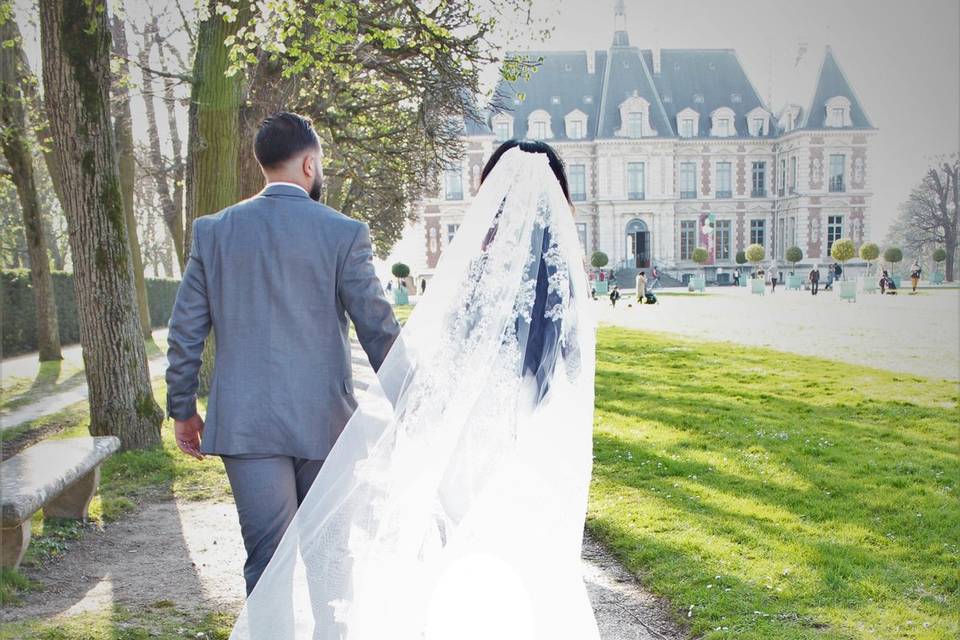 Séance photo couple au parc